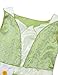 iiniim Little Girls Princess Dress up Cosplay Fairy Tale Fancy Costumes Halloween Party Gowns Light Green&Yellow 5-6