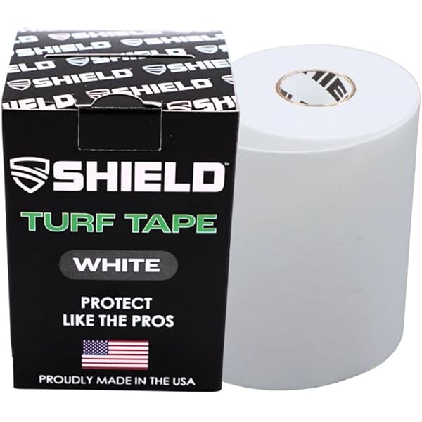 Football Turf Tape 4 Inch Wide With Lucky Bracelet - Protects Against Turf Burn