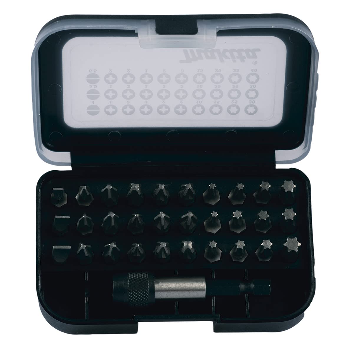 Makita D-30667 Screwdriver Bit Set 31 Piece, Cranberry