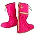 Seal Shoe Covers- Women's Water Resistant Shoe and Boot Covers- A Durable, Lightweight and Fashionable Alternative to Rain Boots (Pink/Small)