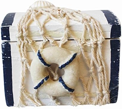 Home Decoration Nautical Themed Miniature Treasure Chest Wooden Box 5x6x7cm