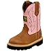 John Deere 2185 Western Boot (Toddler/Little Kid),Tan/Pink,9 M US Toddler