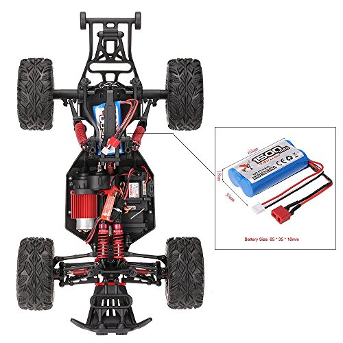EGE 4WD 1/12 Scale 2.4G Buggy High Speed Off-road Remote Control Truck Off-Road Mountain Bike Beach Motorcycle -Green