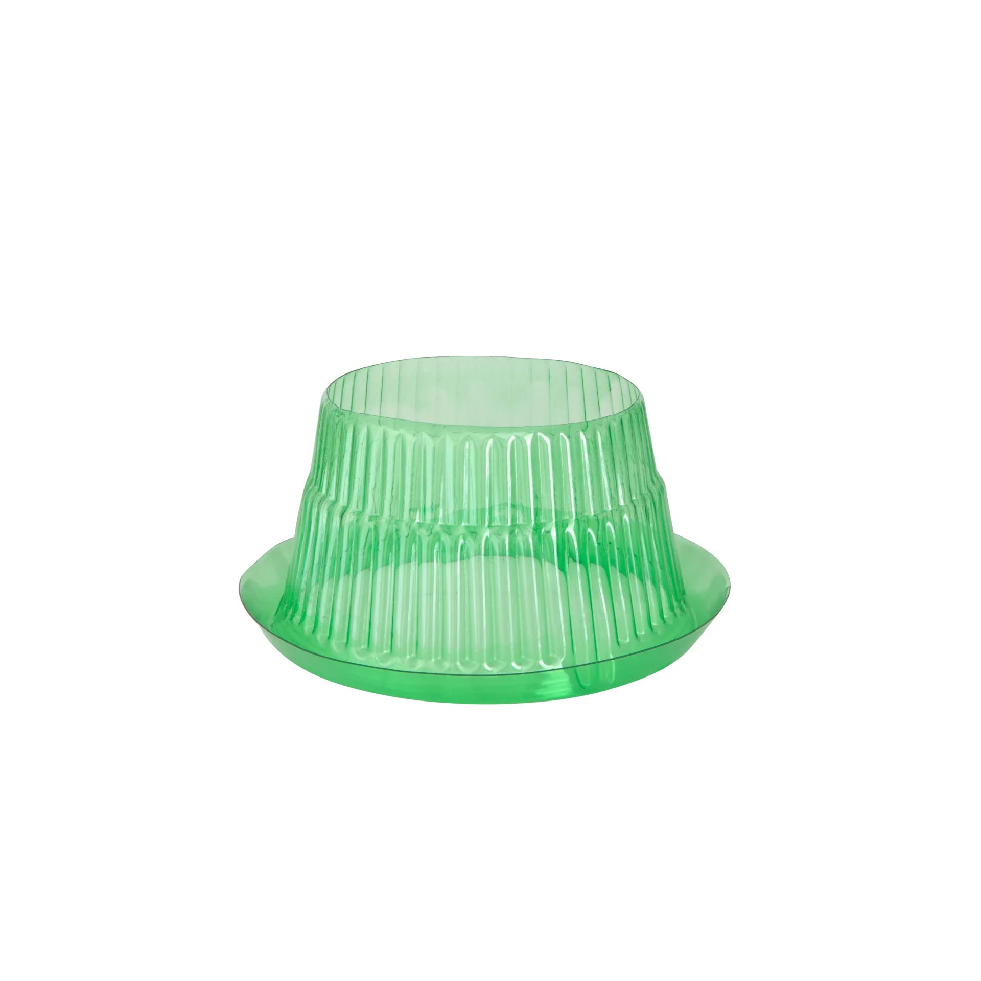 Windhager snail protection ring, snail defence, pack of 6, diameter 23 cm, green, to ward off snails, protects plants from animal bites.