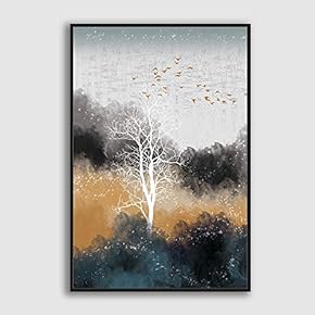 Framed Home Artwork Abstract Scenery for Living Room Bedroom