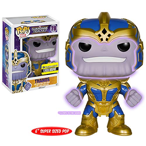 Guardians of the Galaxy Thanos Glow-in-the-Dark 6-Inch Pop! Vinyl Bobble Head Figure - Entertainment Earth Exclusive