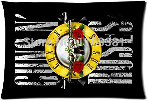 Hot Sale Fashinable Home Decorative Fantasy Guns N' Roses Rectangle Pillow Cases 20x30 (one side)