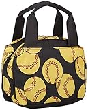 Fastpitch Softball Print Insulated Lunch Bags