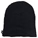 FORBUSITE Mens Slouchy Long Beanie Knit Cap for Summer Winter, Oversize, Black