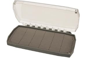 Fly Fishing Hook Box Fly Fishing Hook Box with Sponge Pad Clear Practical Angling Tackle, 2 Size Optional Fly Fishing Lures C