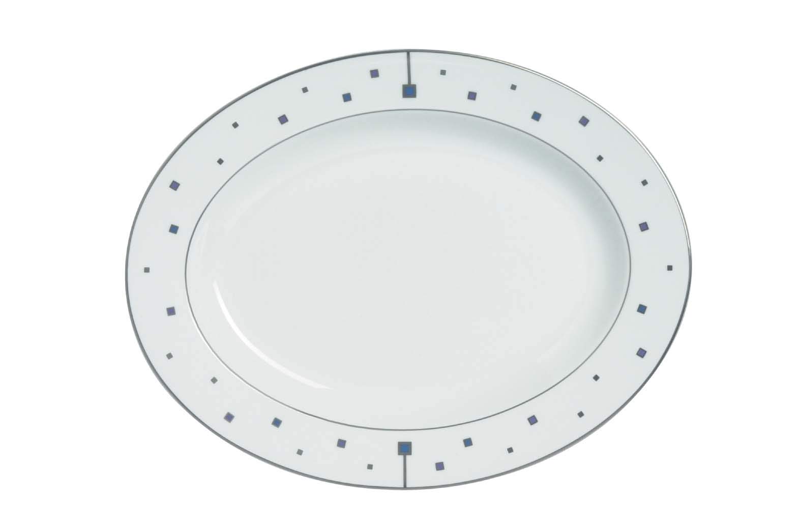 Elia BV-OPL-360 Oval Serving Platter, Fine Bone China