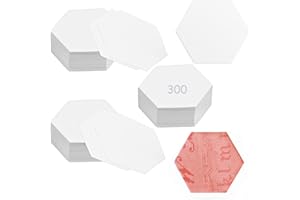 Wujzkisster 300 Pcs Hexagonal Paper Patchwork, 1 Inch Paper Piecing Template For Quilting, Diy Patchwork Sewing Crafts, Quilt