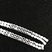 Crystal Rhinestone Close Chain, TTnight 1 Yard/3 Feet SS16 Clear Rhinestone 2-Row Close Chain Trims for Weeding DIY Decoration, Silver