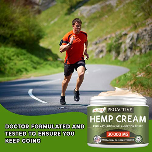 Proactive Pain Relief Cream - 30,000 MG - Maximum Strength Muscle, Joint & Arthritis Relief Cream - Made & 3rd Party Tested in USA