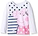 Peppa Pig Toddler Girls' Clothing Shop (Multiple Styles), LS Tee White, 4T