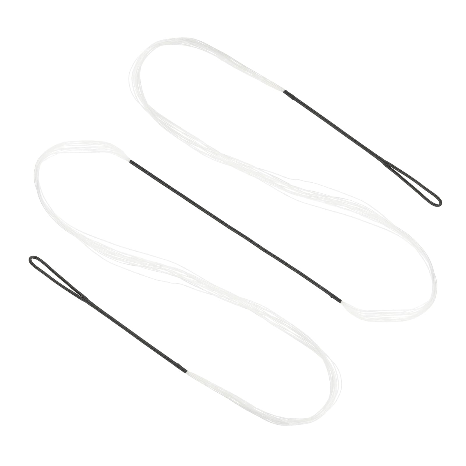 PATIKIL Recurve Bow String, Archery Bowstrings Replacement 14 Strands Longbow String for Universal Archery Equipment, White AMO 64"(Actual 60")