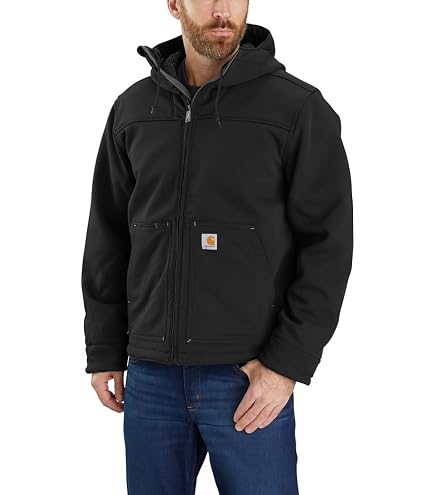Amazon.com: Carhartt Men's Washed Duck Active Jac, Black, Small