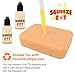 SQUEEZE ZIT - Pimple Popping Toy with 2 Refillable Pimple Puss Bottles - Stress, Anxiety, and Fidgeting Relief