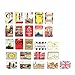London Refrigerator Magnets Set of 24 United Kingdom England Souvenirs Magnetic Fridge Magnet Home Decoration Accessories Arts Crafts