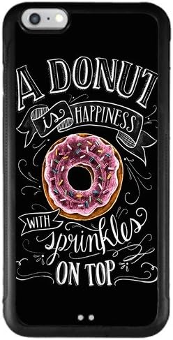 Memoly Shop Case Sweet Food Donut iPhone 6 plus Case iPhone 6s plus 5.5 Case Black TPU and PC Shock-Proof Protective Case Cover