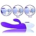 CKSOHOT Waterproof G Spot Rabbit Vibrator CKSOHOT 16 Speed Mode Silicone Vibrator Stimulator Vagina and Clitoris Sex Massager Sex Toys for Women Men Couple Rose