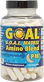 GOAL Matrix Amino Acid Blend PM - Turn Back Time with This Anti Aging Lean Muscle Growth Booster and Fat Burner Breakthrough - Top Doctors Approve This Hormone Enhancer Formula for Men and Women