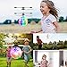 RC Flying Ball Toys Infrared Induction Drone Hand Control Helicopter with Shining LED Lights Disco USB Rechargeable Fun Novelty Toys for Kids Teenagers Indoor and Outdoor Games (A)