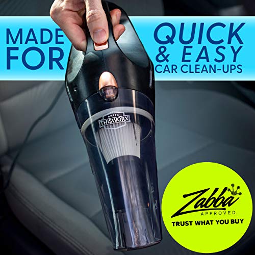 ThisWorx Car Vacuum Cleaner Car Accessories Small 12V High Power