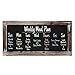 Rustic Style Wood Framed Erasable Blackboard/Chalk Message Memo Board/Restaurant Store Sign - MyGift®