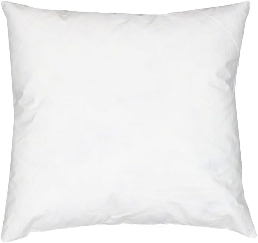 Towelling Heimtexhandel pillow, filling made of duck down class 1, 40 x 40 cm liner, 100 % cotton, white