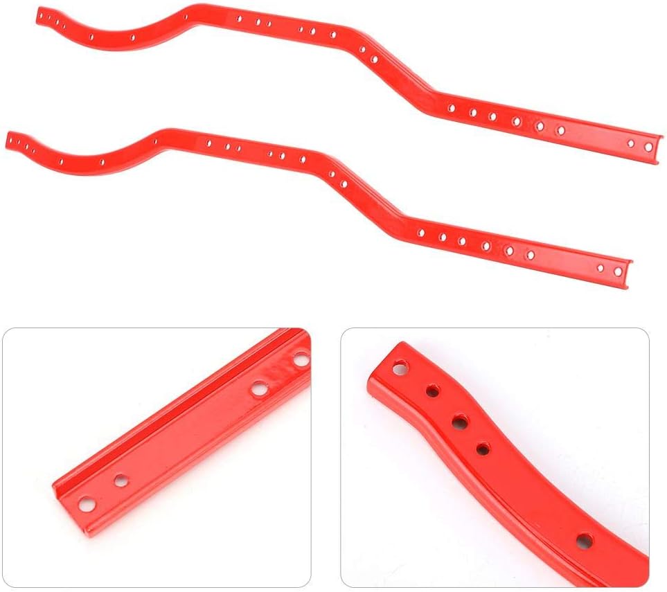 RC Steel Chassis Frame Rails Spare Part Fit for AXIAL SCX10 90027 SCX10 II 90046 90047, As Shown in the Picture, One size fits all - Image 5