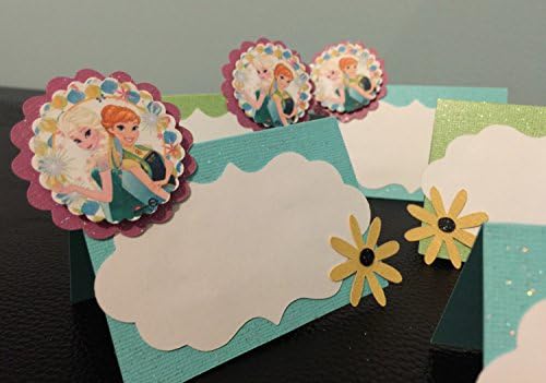 New...Frozen Fever Inspired Party Food Cards