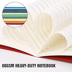 EOOUT 24pcs A5 Colored Journal Notebooks