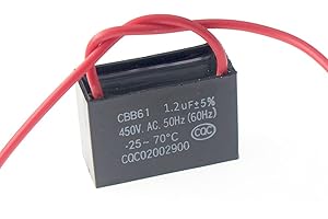 CBB61 1/1.2/1.5/2/3/3.5/4/5/8/10/12/15/16/20UF Starting Capacitance Fan Capacitor CBB61 Motor Run Capacitor