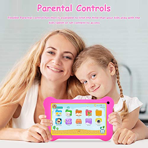 Tablet for Kids, Android 9.0 Kids Tablet 2GB +16GB Learning Tablet with 7 inch IPS Eye