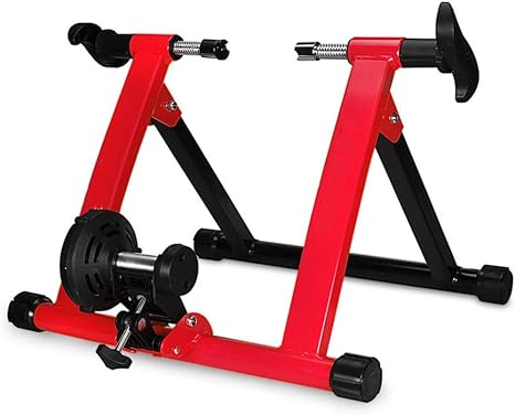 Amazon Co Jp 固定ローラー 自転車 マウンテンロードバイク用バイク自転車屋内エアロバイク折り畳み式自転車運動スタンド トレーニングバイク マシーン 色 Red Size 26 28 Inch ホーム キッチン