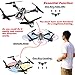 ATTOP XT-Pack 8 Optical Follow FPV RC Drone with Camera Live Video Foldable Quadcopter - One Key Take Off, Altitude Hold,Follow Me