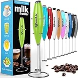 PowerLix Milk Frother Handheld Battery Operated