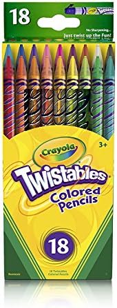 Æ¼åºå¼è²éç­ Ã¯ã¬ã¨ã© Å¼åºç© Ãã¤ã¹ã¿ãã« Ã«ã©ã¼ãã³ã·ã« Crayola 18è²ã»ãã Ä¸¦è¡è¼¸å¥å Colored Pencils Twistable