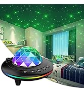 Pinci Star Projector,Galaxy Night Lingt Projector with Remote Control& Bluetooth Music,UFO Nebula...
