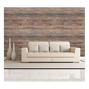 BRAND_NAMEHorizontal Brown Vintage and Retro Wood Textured Paneling...