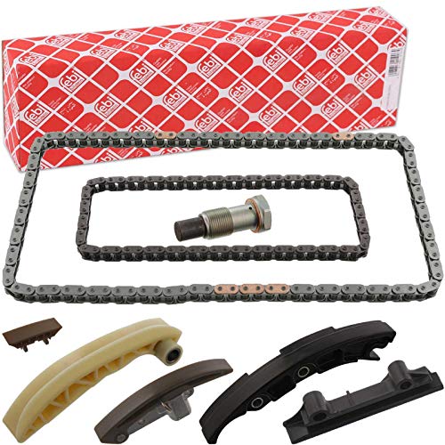 febi bilstein 45735 Timing Chain Kit for camshaft, with sliding rails and chain tensioner, pack of one