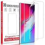 [2 Pack] QITAYO Screen Protector for Samsung Galaxy Note 10 Plus, TPU Clear Soft Film Anti-Scratch Screen Protector Compatible with Samsung Galaxy Note 10 Plus