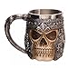 EightHD Stainless Steel Skull Mug 3D Design Cup