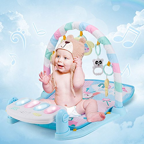 image for ASOSMOS Baby Play Mat Fitness Bodybuilding Frame Pedal Piano Music Car