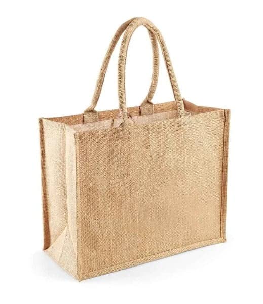 IBEX MART Classic Jute Shopper Bag (21 Liter) Natural