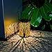 deaunbr Solar Lantern Outdoor Lights for Decorative Atmosphere Hanging Garden Lantern cylindrical Table Lamp Night Light Warm lighting for Courtyard, Party, Walkway,Terrace, garden, Lawn (1 pack)