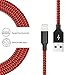 GBD Direct Phone Charger Cable Nylon Braided 5Pack 3FT 3FT 6FT 6FT 10FT USB Syncing Charger Cable Compatible Phone X 8 8 Plus 7 7 Plus 6s 6s Plus SE (Black&Red)