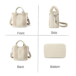 Small Cute Canvas Tote Crossbody Shoulder Bag