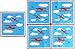 Juvale 144 Piece Airplane Birthday Party Supplies Pack with Paper Plates, Cups, Napkins, and Cutlery (Serves 24)